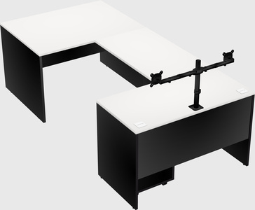 U-shaped desk