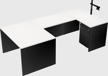 U-shaped desk