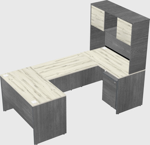 U-shaped desk