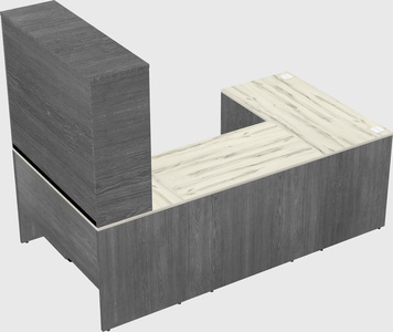U-shaped desk