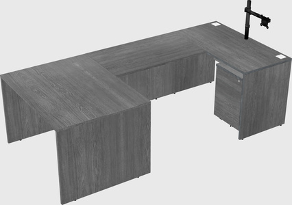 U-shaped desk