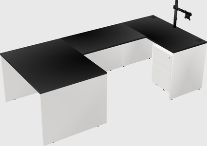 U-shaped desk