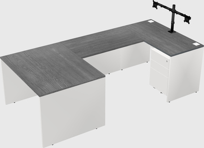 U-shaped desk