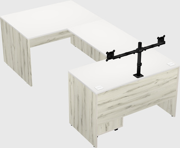 U-shaped desk