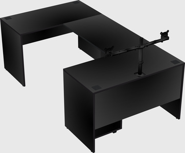 U-shaped desk