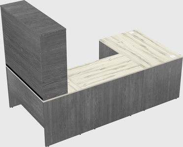 U-shaped desk