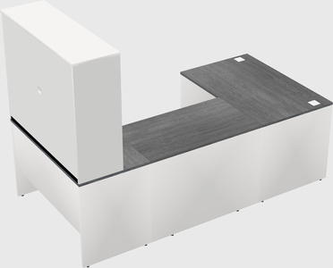 U-shaped desk