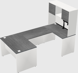 U-shaped desk