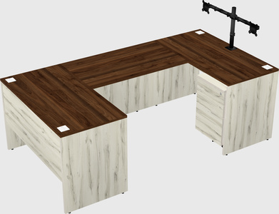 U-shaped desk