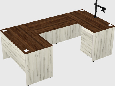 U-shaped desk