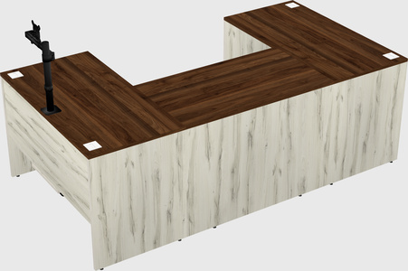 U-shaped desk