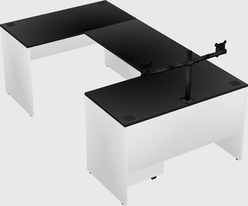 U-shaped desk