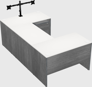 U-shaped desk