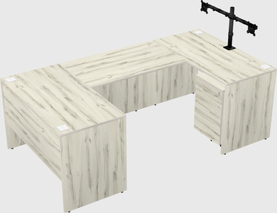 U-shaped desk