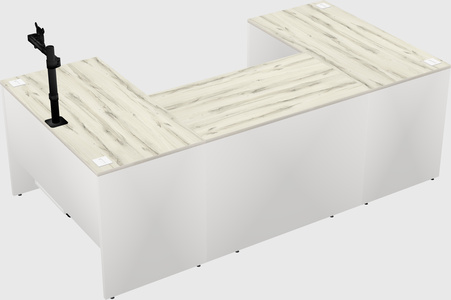 U-shaped desk