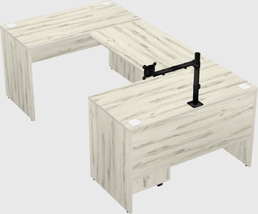 U-shaped desk