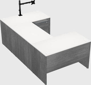 U-shaped desk