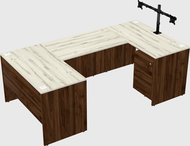 U-shaped desk