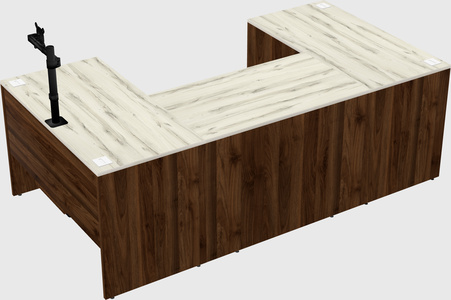 U-shaped desk