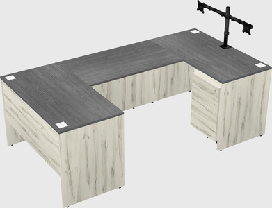 U-shaped desk