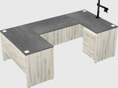 U-shaped desk