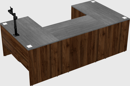 U-shaped desk
