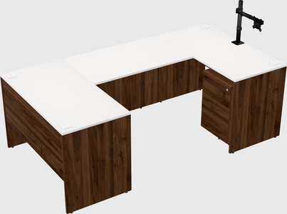 U-shaped desk