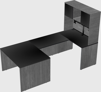 U-shaped desk