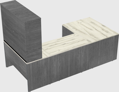 U-shaped desk