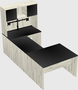 U-shaped desk