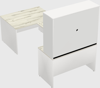U-shaped desk
