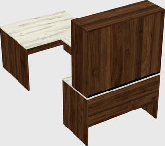 U-shaped desk