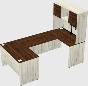 U-shaped desk