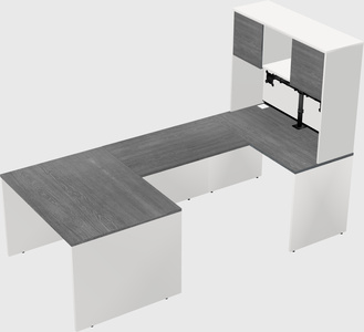 U-shaped desk
