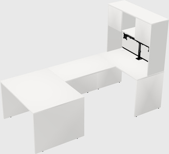 U-shaped desk