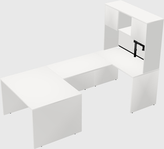 U-shaped desk