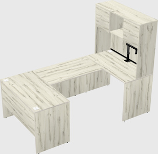 U-shaped desk