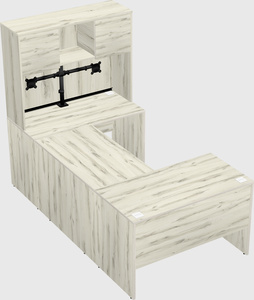 U-shaped desk
