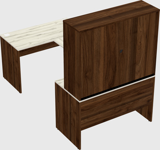 U-shaped desk