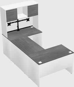 U-shaped desk