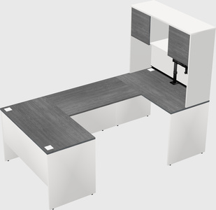 U-shaped desk
