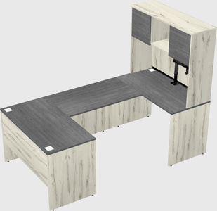 U-shaped desk