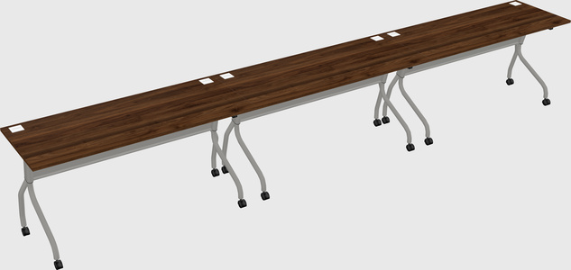 Row of training tables