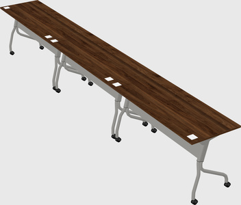 Row of training tables
