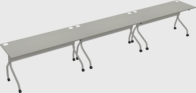 Row of training tables