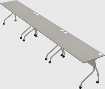Row of training tables