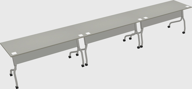Row of training tables