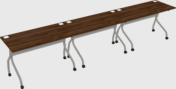 Row of training tables