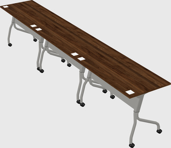 Row of training tables