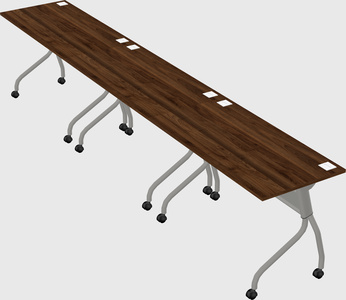 Row of training tables